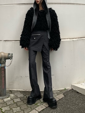 内藤和香さん(レディース・169cm)の秋コーディネート