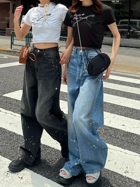 内藤和香さん(レディース・169cm)の夏コーディネート