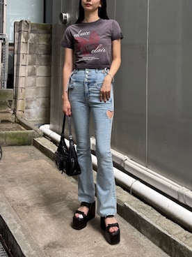 内藤和香さん(レディース・169cm)の夏コーディネート