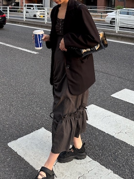 内藤和香さん（レディース・169cm）の春コーディネート