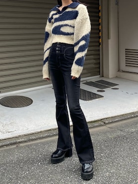 内藤和香さん（レディース・169cm）の秋コーディネート