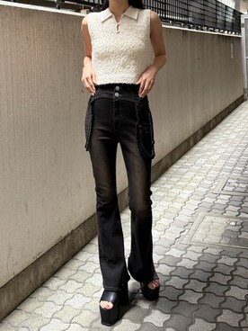 内藤和香さん（レディース・169cm）の夏コーディネート
