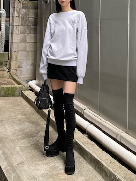 内藤和香さん(レディース・169cm)の夏コーディネート