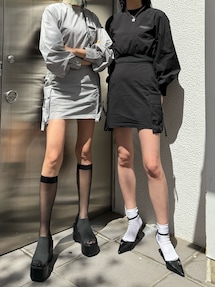 ナイロンパフミニワンピース｜エモダ（EMODA）アウトレット公式