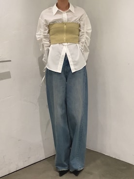 内藤和香さん(レディース・169cm)の春コーディネート