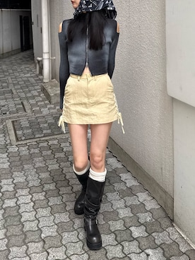 内藤和香さん（レディース・169cm）の春コーディネート