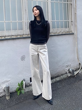 内藤和香さん(レディース・169cm)の春コーディネート