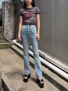 内藤和香さん(レディース・169cm)の夏コーディネート