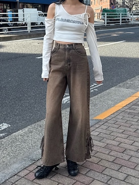 内藤和香さん（レディース・169cm）の春コーディネート