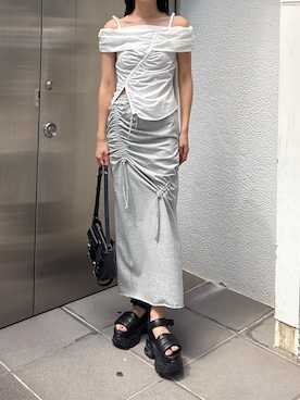 内藤和香さん（レディース・169cm）の夏コーディネート