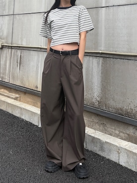 内藤和香さん（レディース・169cm）の春コーディネート