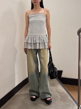 内藤和香さん(レディース・169cm)の夏コーディネート