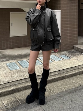 内藤和香さん(レディース・169cm)の秋コーディネート