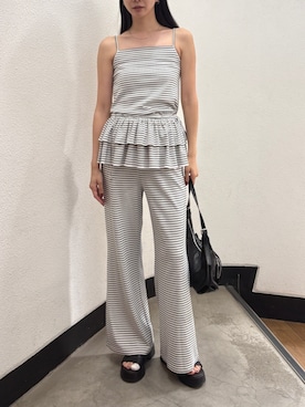 内藤和香さん(レディース・169cm)の夏コーディネート