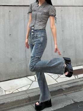 内藤和香さん（レディース・169cm）の夏コーディネート