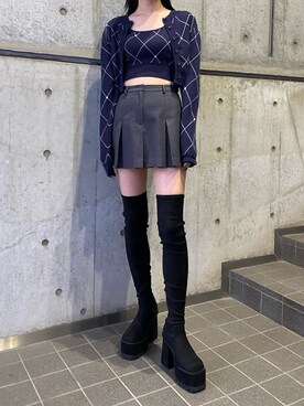 内藤和香さん（レディース・169cm）の秋コーディネート