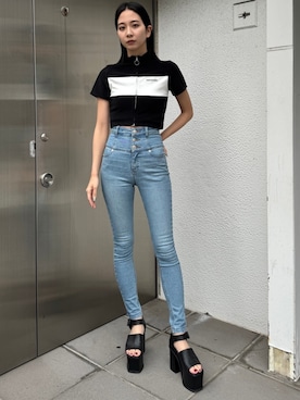 内藤和香さん（レディース・169cm）の春コーディネート