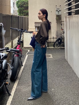 内藤和香さん（レディース・169cm）の秋コーディネート