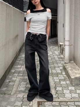 内藤和香さん(レディース・169cm)の夏コーディネート