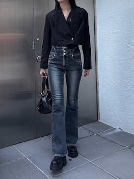 内藤和香さん(レディース・169cm)の秋コーディネート