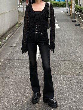 内藤和香さん(レディース・169cm)の夏コーディネート