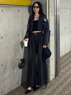 内藤和香さん（レディース・169cm）の冬コーディネート