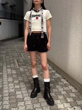 内藤和香さん(レディース・169cm)の夏コーディネート