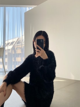 内藤和香さん(レディース・169cm)の冬コーディネート