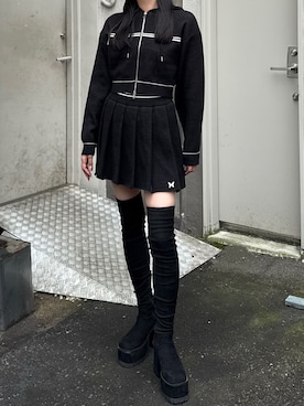 「EMODA（エモダ）のアイテム」を使った、内藤和香さん（レディース・169cm）の秋コーディネート