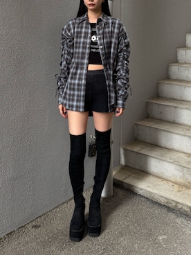 内藤和香さん（レディース・169cm）の秋コーディネート