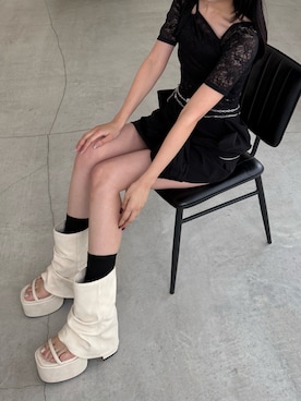 内藤和香さん(レディース・169cm)の夏コーディネート