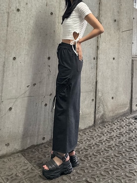 内藤和香さん（レディース・169cm）の夏コーディネート