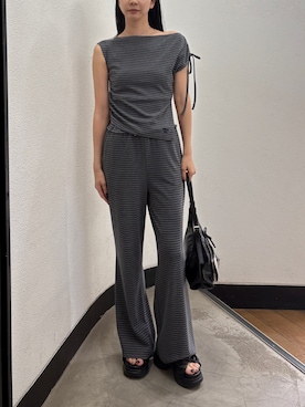 内藤和香さん(レディース・169cm)の夏コーディネート
