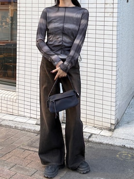 内藤和香さん（レディース・169cm）の春コーディネート