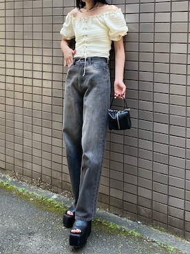 内藤和香さん(レディース・169cm)の夏コーディネート