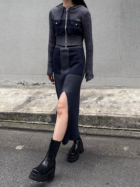 内藤和香さん(レディース・169cm)の秋コーディネート