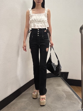 内藤和香さん(レディース・169cm)の夏コーディネート