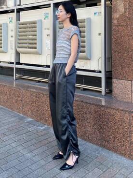 内藤和香さん(レディース・169cm)の春コーディネート