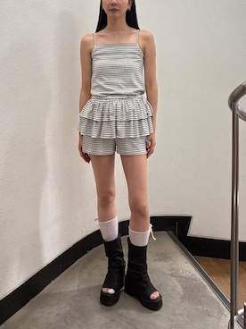 内藤和香さん（レディース・169cm）の夏コーディネート