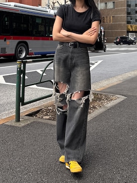 内藤和香さん（レディース・169cm）の春コーディネート