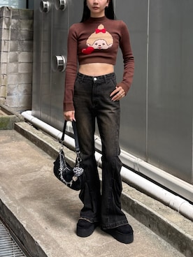 内藤和香さん(レディース・169cm)の夏コーディネート
