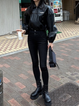 内藤和香さん（レディース・169cm）の冬コーディネート