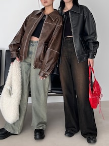 VEQUM】RIM WIDE JEANS｜エモダ（EMODA）公式通販｜RUNWAY channel