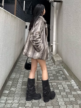 「アイテム（ジャケット/アウター）」を使った、内藤和香さん（レディース・169cm）の秋コーディネート