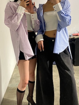 内藤和香さん（レディース・169cm）の春コーディネート