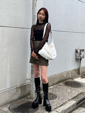 内藤和香さん(レディース・169cm)の秋コーディネート