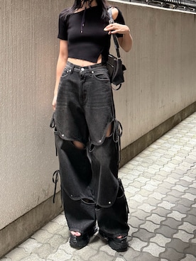 内藤和香さん(レディース・169cm)の夏コーディネート