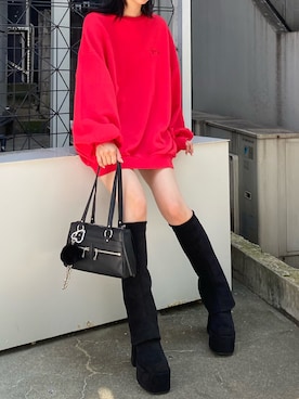 内藤和香さん(レディース・169cm)の秋コーディネート