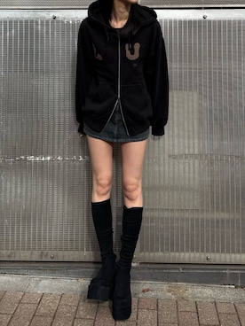 内藤和香さん(レディース・169cm)の冬コーディネート