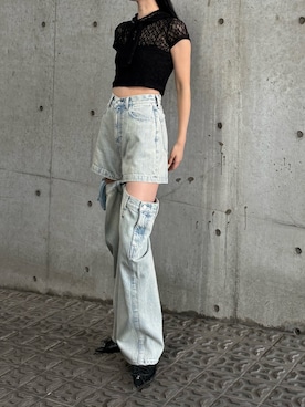 内藤和香さん(レディース・169cm)の夏コーディネート